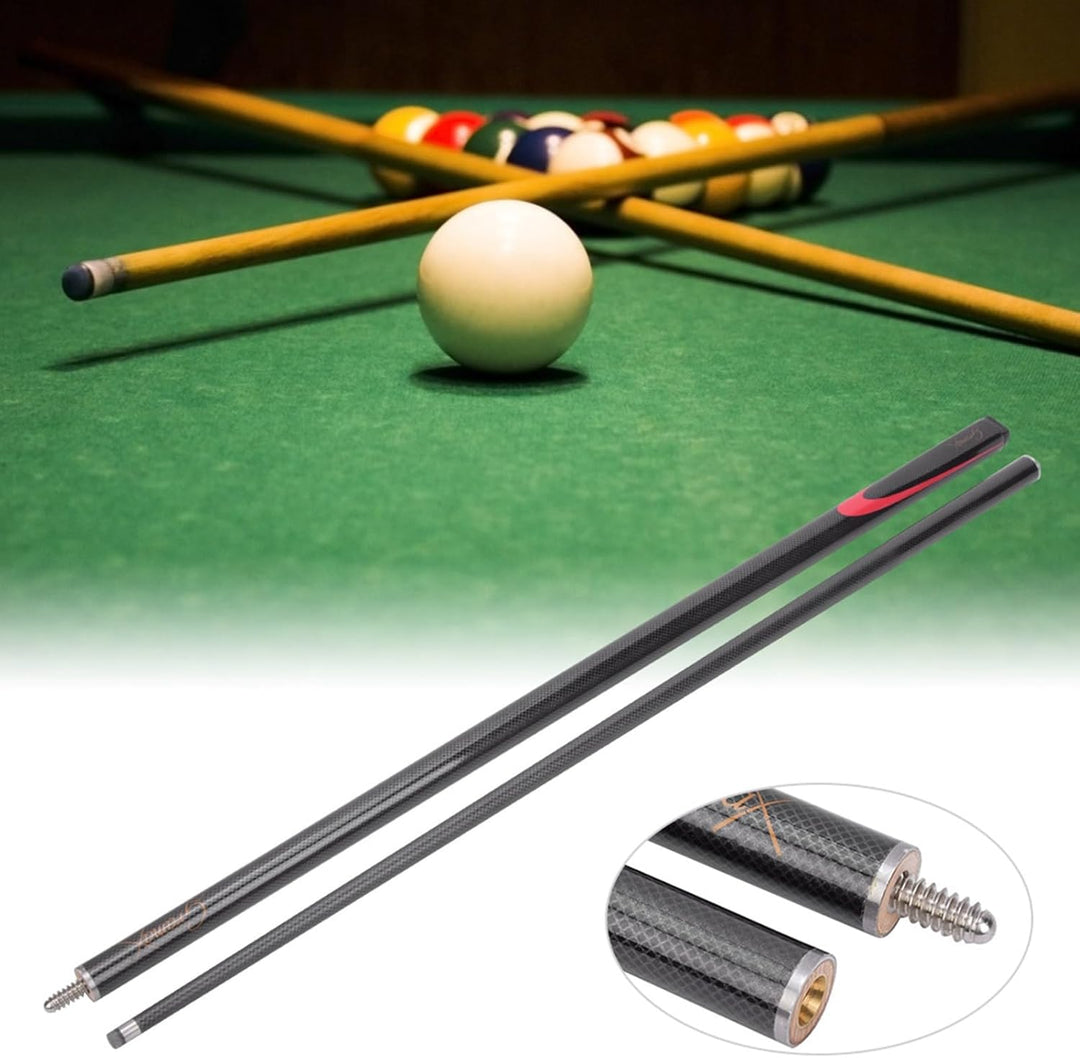 Pool Cue Stick, 9mm Kohlenstoff Tragbar Leicht Professioneller Poolstock, Snooker Pool Cues | Billar