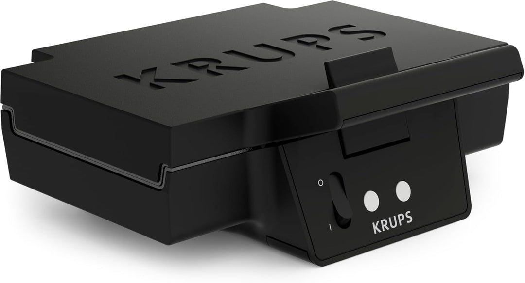 Krups FDK Iconic Sandwichmaker, 850 W, keramikbeschichtete Antihaft-Platten, ikonisches Design, vert