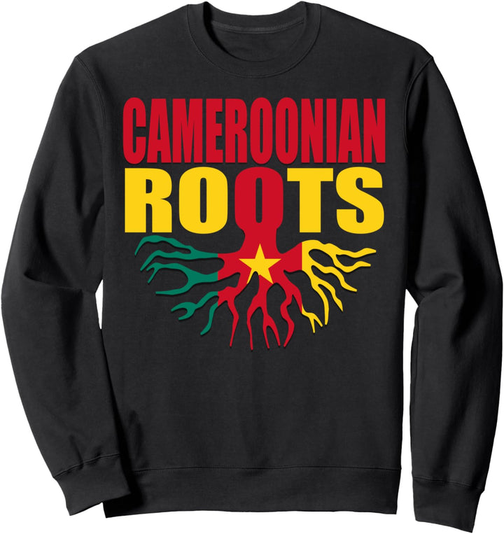 Flagcastle: Cameroonian Roots kamerunische Flagge Sweatshirt