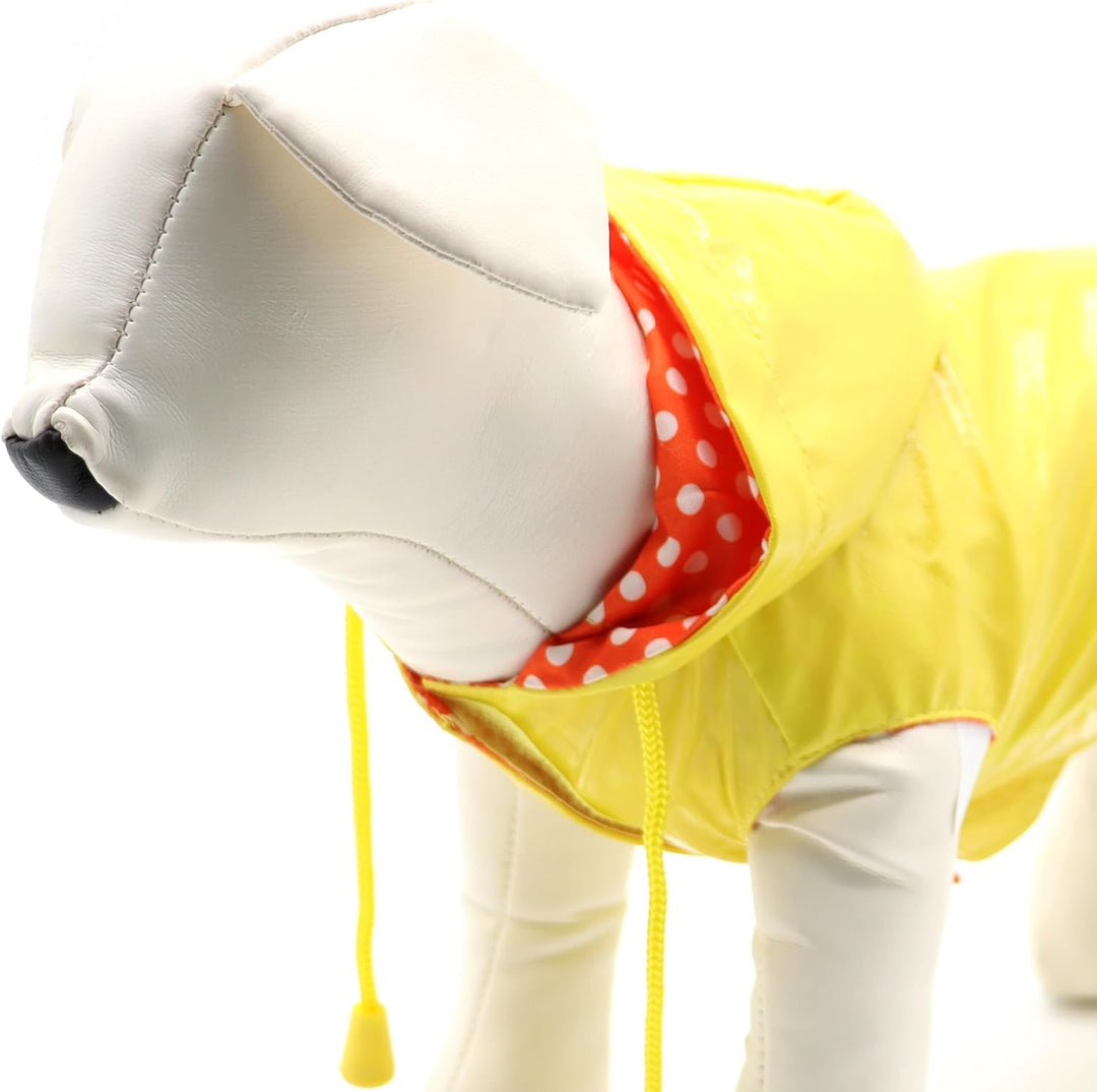 Croci C7274474 Regenmantel Raindrop Lemon, 40 cm Lemon 40 cm, Lemon 40 cm