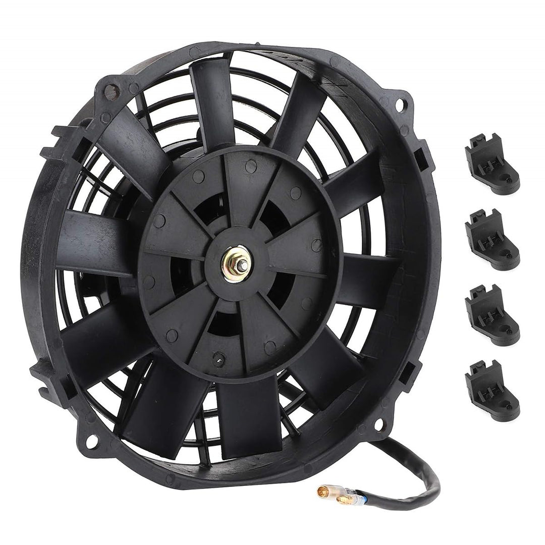Ticha Elektrolüfter, 8 Zoll (20 cm) Hochleistungs-Push-Pull-Lüfter, 12 V, 80 W, 10-Zoll-Thermostat-K