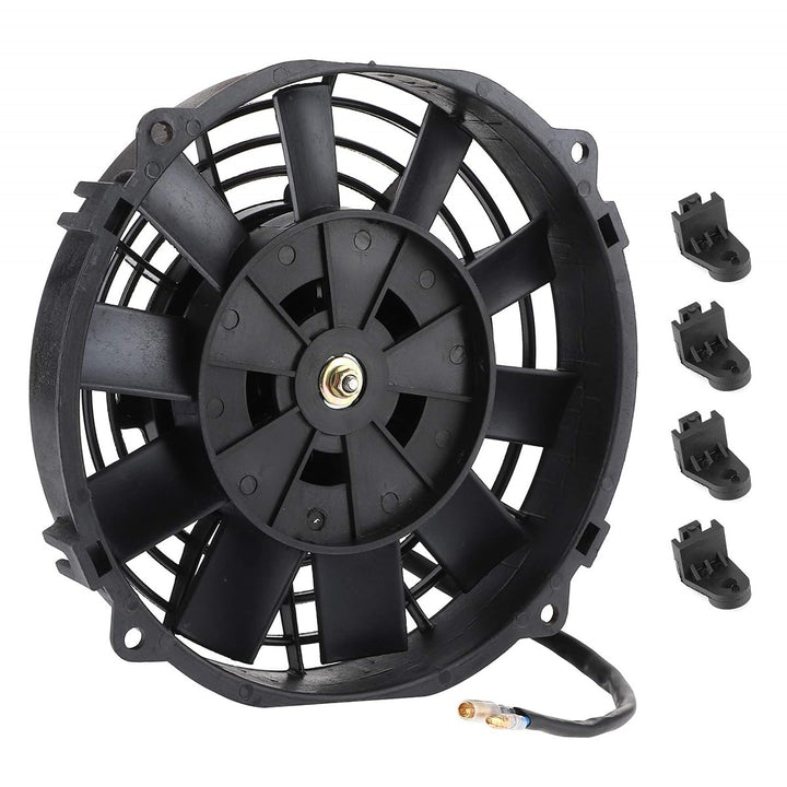 Ticha Elektrolüfter, 8 Zoll (20 cm) Hochleistungs-Push-Pull-Lüfter, 12 V, 80 W, 10-Zoll-Thermostat-K