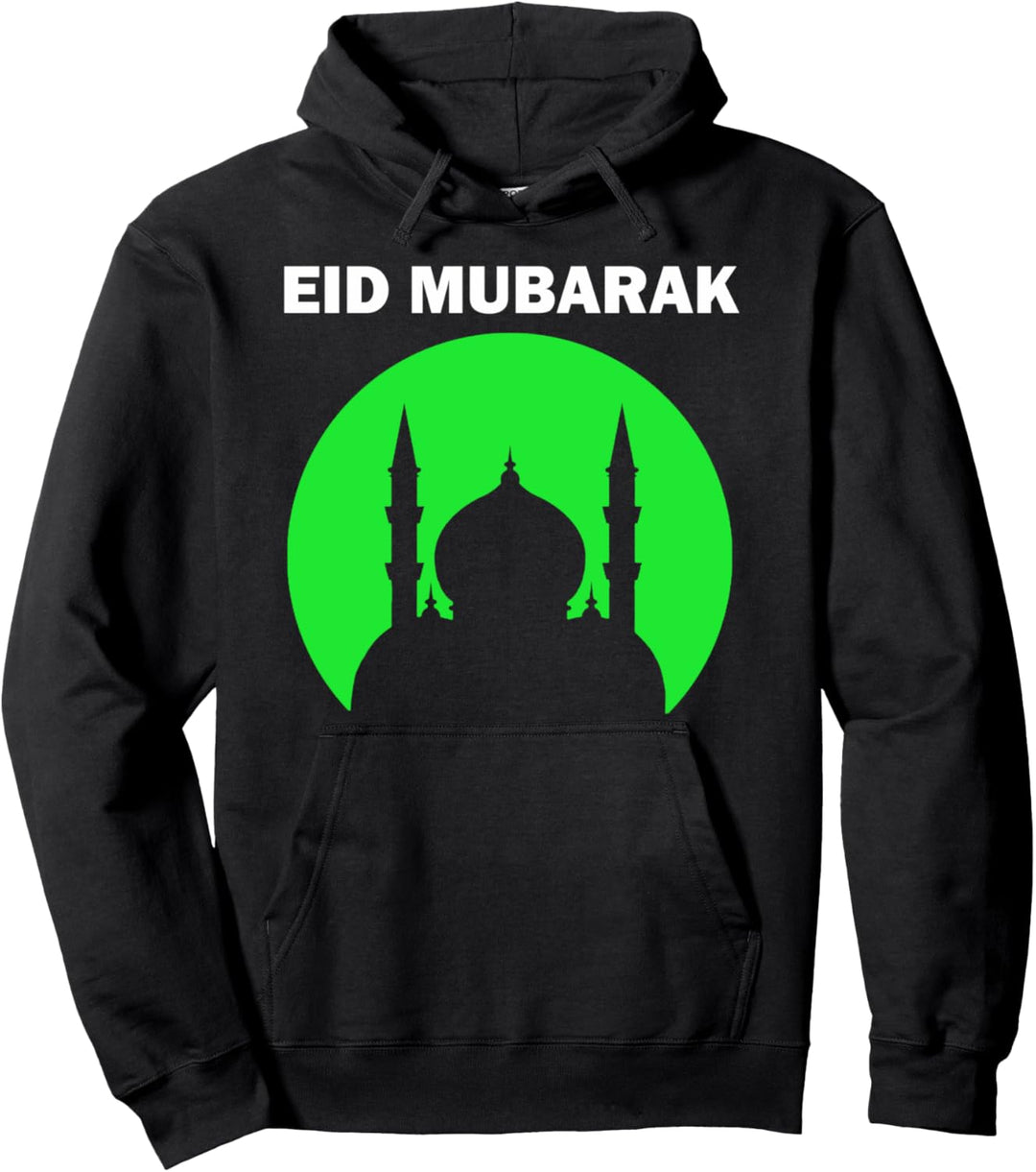Happy Eid Mubarak 2021 Al-Fitr Al-Adha Hajj Mabroor Gift Pullover Hoodie