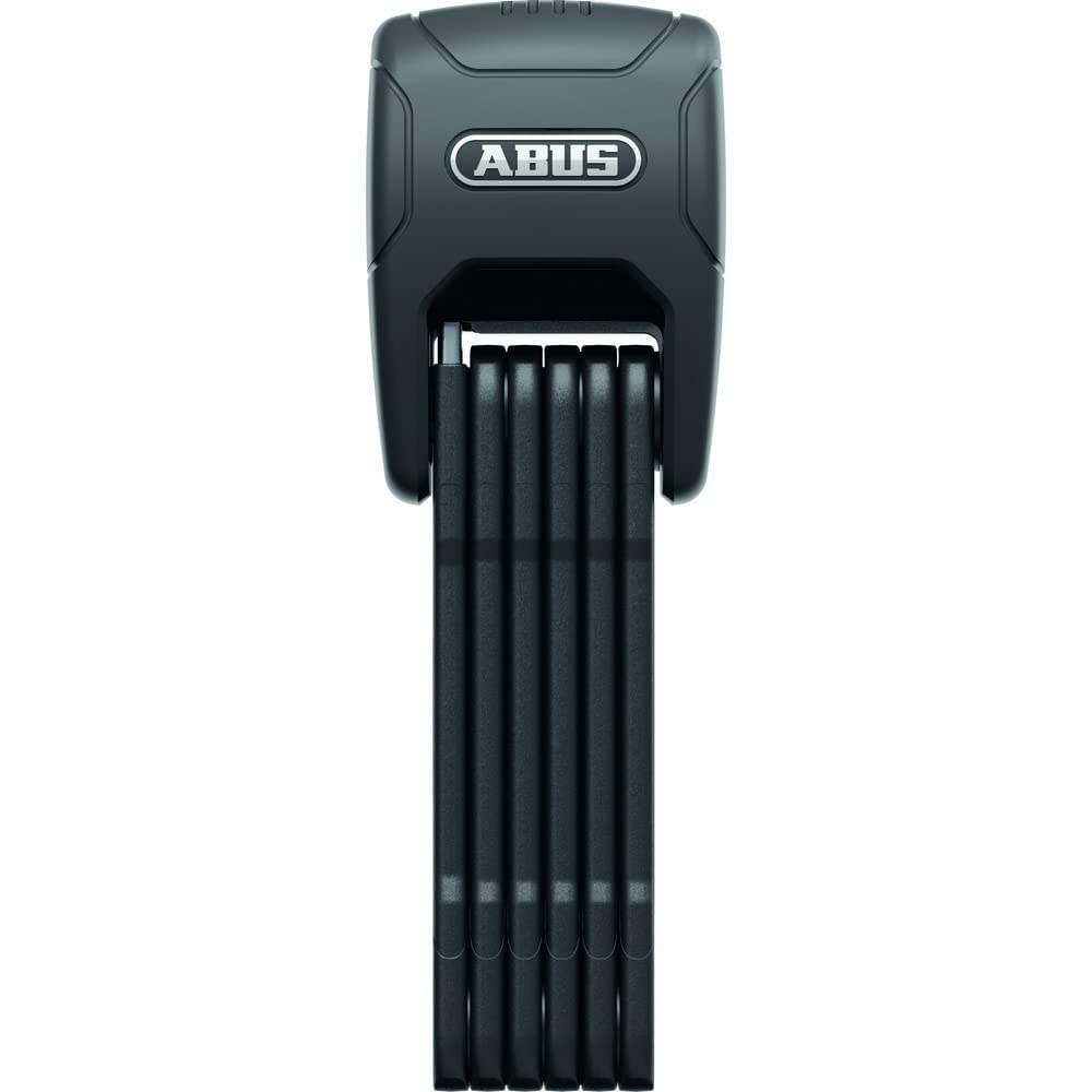 ABUS Faltschloss Bordo Granit™ XPlus 6500KA/90 Black SH - Flexibles und sicheres Fahrradschloss mit