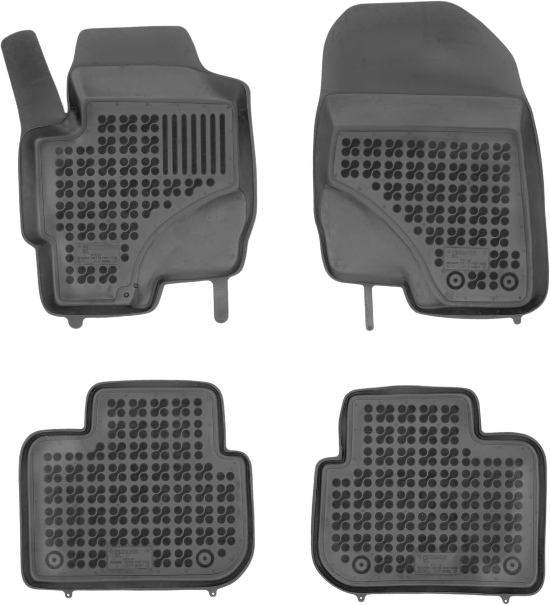 MOTOS Gummimatten Auto Fussmatte passt für Mitsubishi Colt VI 2009-2012 Verbessern Sie Ihren Reiseko