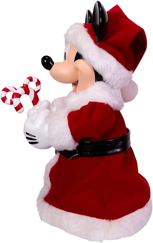 Kurt Adler 25,4 cm Mickey Mouse Baumspitze/Tischdekoration mit biegbaren Armen 10-inches, 10-inches