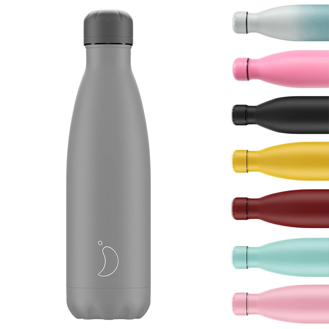 Chilly’s Original Bottle – Edelstahl Trinkflasche – BPA-freie Wasserflasche, Doppelwanding Vakuumiso