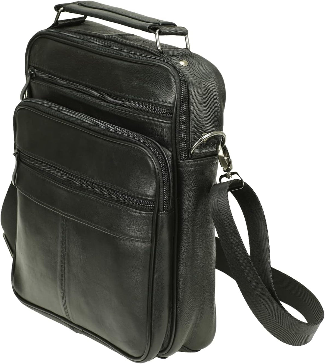 Echt Leder Herren Arbeitstasche Umhängetasche Herrentasche Schultertasche Messenger Flugbegleiter in