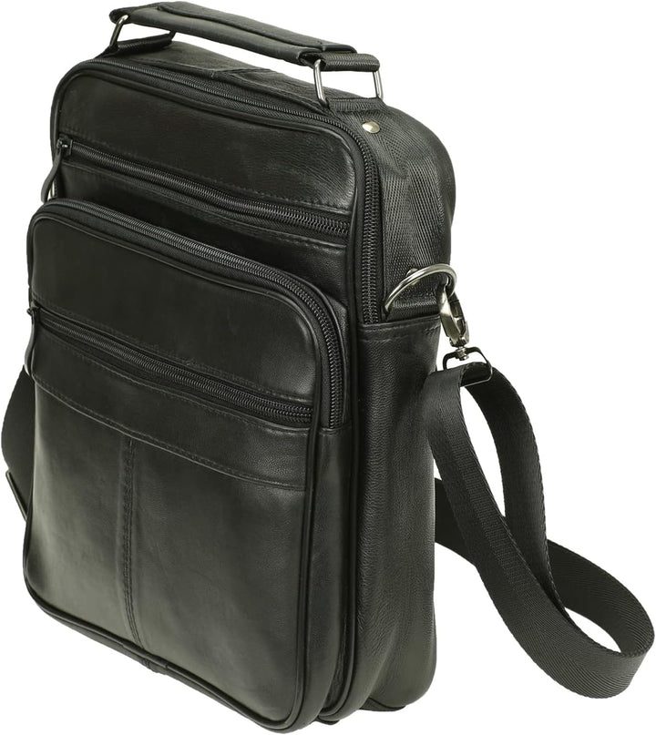 Echt Leder Herren Arbeitstasche Umhängetasche Herrentasche Schultertasche Messenger Flugbegleiter in