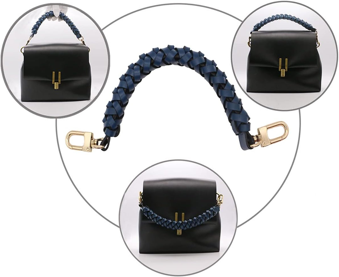Senral Geflochtener Griff für Neonoe Pochette Eimertasche Top Griff Strap Ersatz Handgemachte Echtle