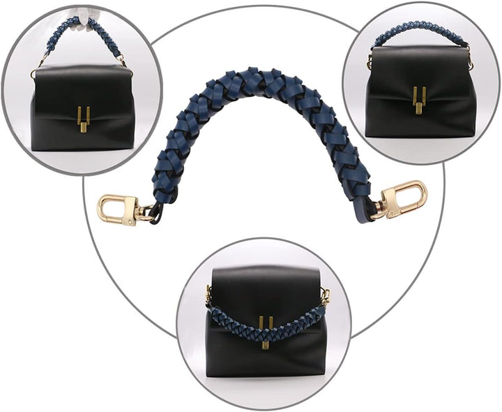 Senral Geflochtener Griff für Neonoe Pochette Eimertasche Top Griff Strap Ersatz Handgemachte Echtle
