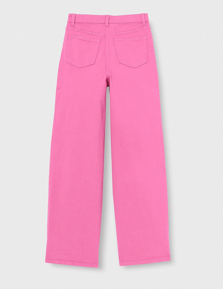 s.Oliver Mädchen Colored Denim, Wide Leg Colored Denim, Wide Leg 176 Slim Rosa 4451, 176 Slim Rosa 4