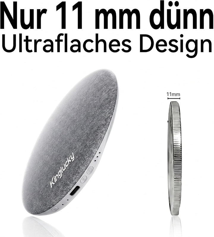 Kinglucky X50 Kissenlautsprecher Bluetooth Pillow Speaker für unter dem Kopfkissen, mit Weissem Raus