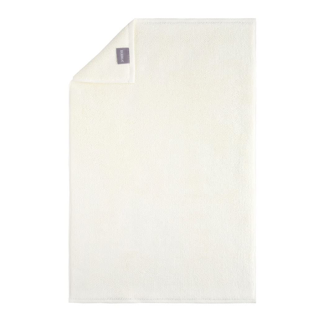 Egeria Badteppich Boston 50x80cm Farbe Ivory Einfarbig Uni Badvorleger Beige 50 x 80 cm, Beige 50 x
