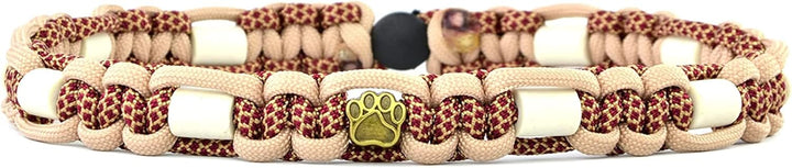 EM-Keramik-Halsband für Hunde & Katzen - Massanfertigung EM-Band Original US-Paracord (41-50 cm, Bor