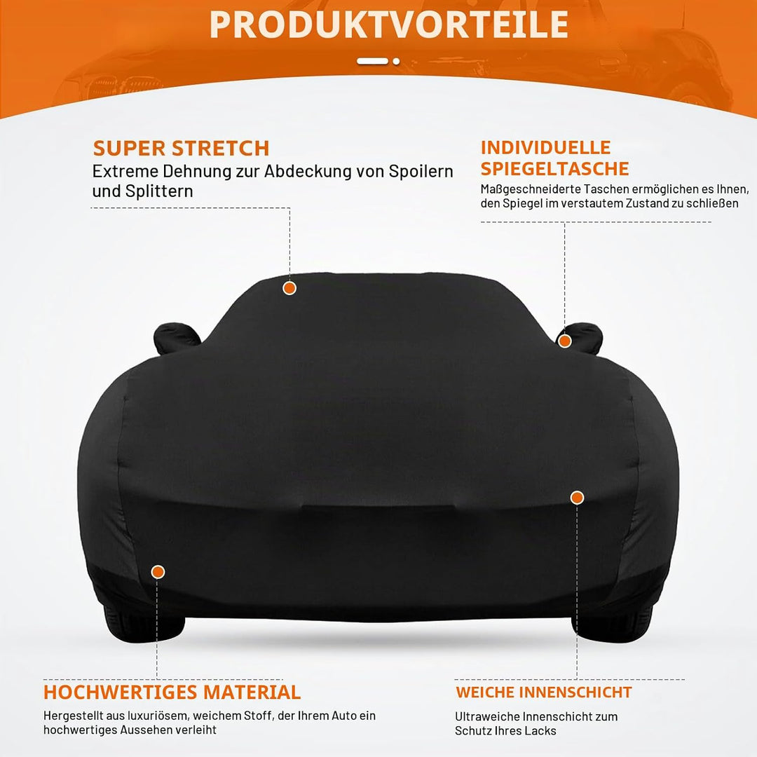 JUDANNA Autoabdeckung Indoor für BMW Z4 2009-2024, Elastisches Innenbereich Auto Abdeckplane Autopla