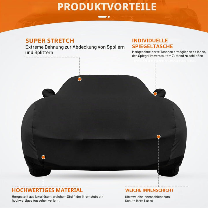 JUDANNA Autoabdeckung Indoor für BMW Z4 2009-2024, Elastisches Innenbereich Auto Abdeckplane Autopla