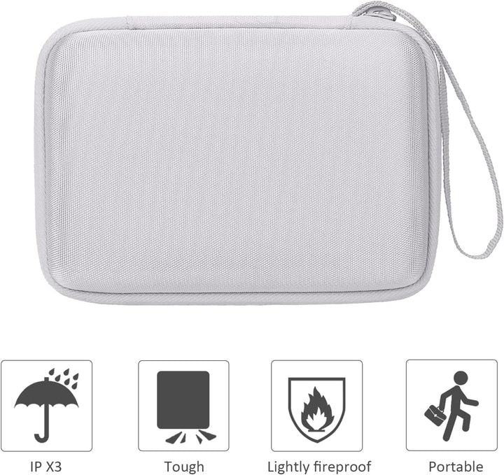 co2CREA Hart Tasche für Canon SELPHY Square QX10 /QX20 Fotodrucker Case Etui Tragetasche Weiss, Weis