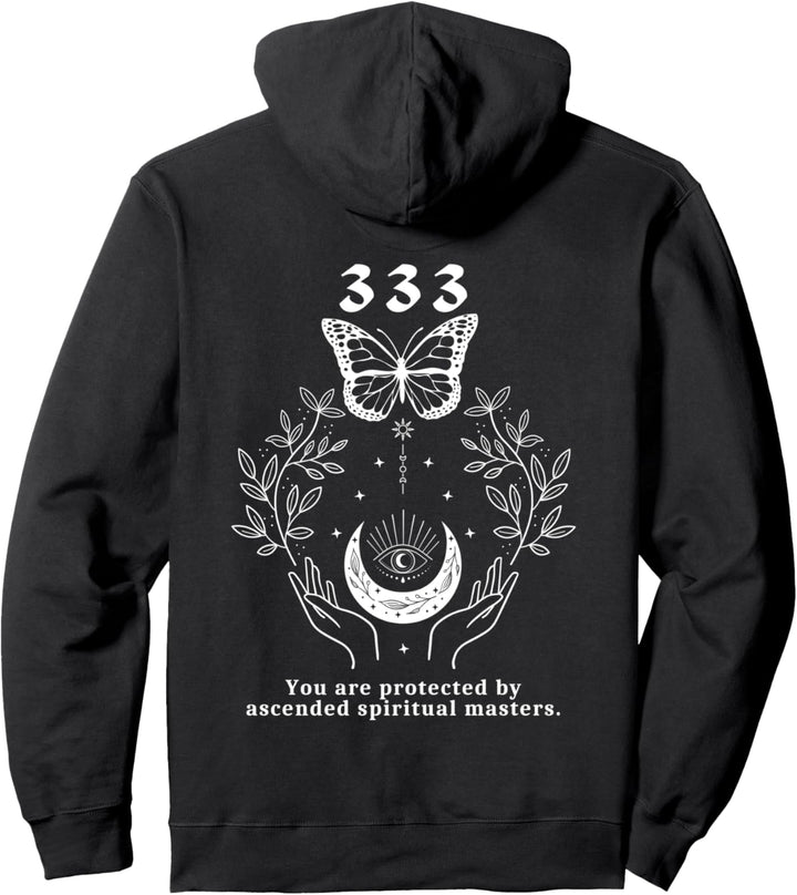 Engel Nummer 333 - Du bist geschützt von spirituellen Meistern Pullover Hoodie