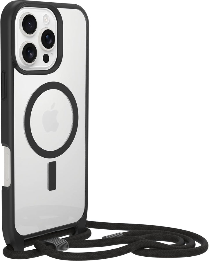 OtterBox React Necklace Hülle mit MagSafe für iPhone 16 Pro Max, Hülle mit Verstellbarer und Abnehmb
