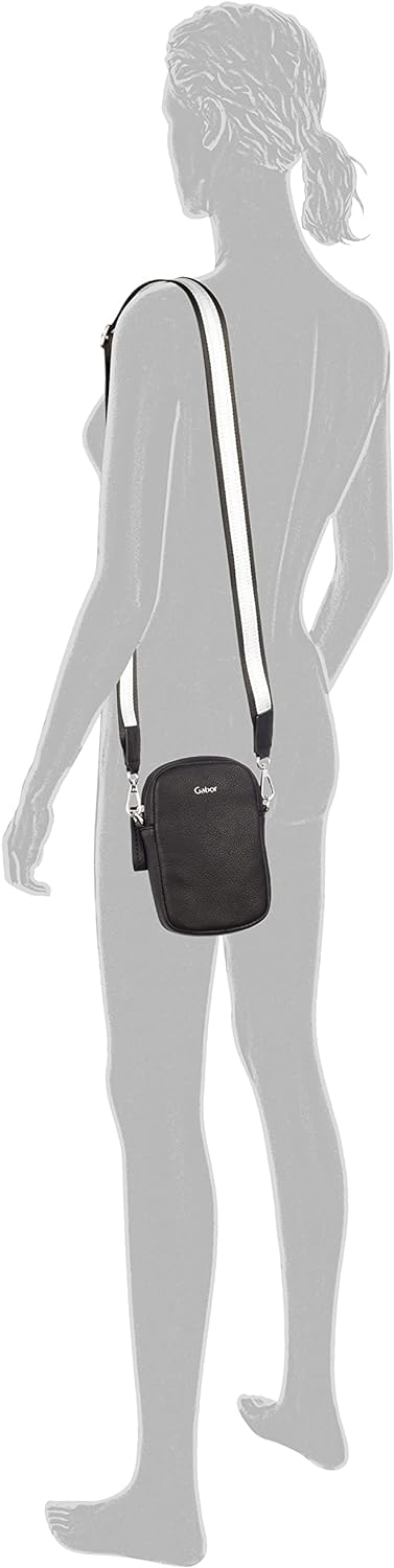 Gabor bags Silvia Damen Handytasche Umhängetasche Mittelgross Schwarz