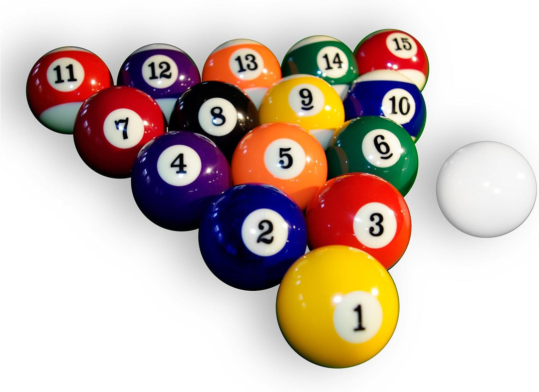 Nexos Satz Billardkugeln, Nummern- u. Queueball 57,2 mm