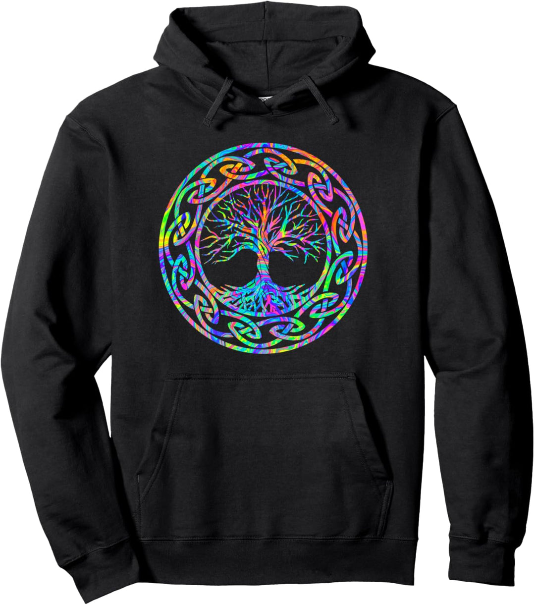 Yggdrasil Tree Of Life Viking Norse Celtic Pagan Symbol Pullover Hoodie