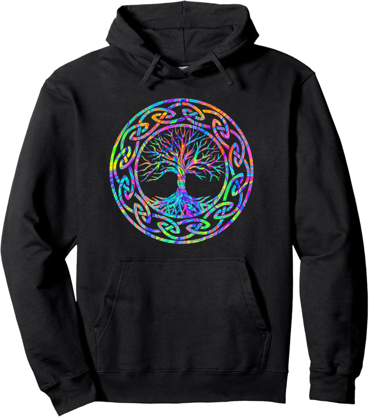 Yggdrasil Tree Of Life Viking Norse Celtic Pagan Symbol Pullover Hoodie