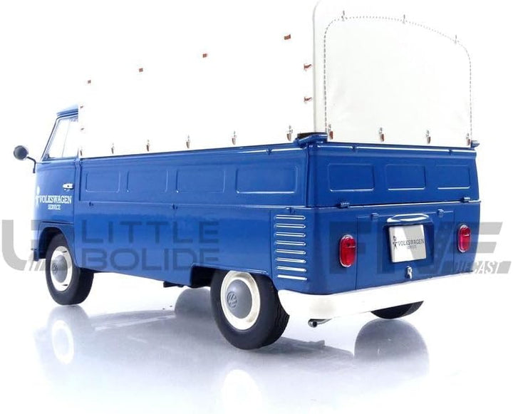 Solido 421187900 VW T1 Pritsche/Plane, Volkswagen Service, Baujahr 1950, Modellauto, Massstab 1:18,