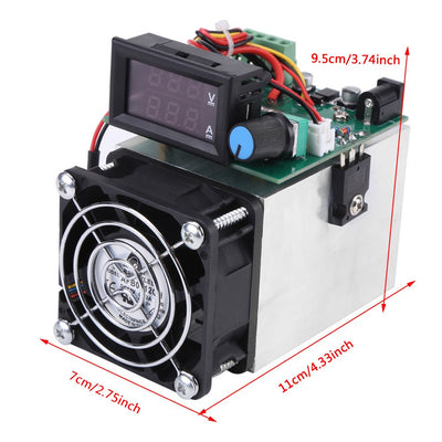 Samfox Elektronische Last, DC 12V Entladebatteriekapazitätstester Testmodul 0-10A 100W