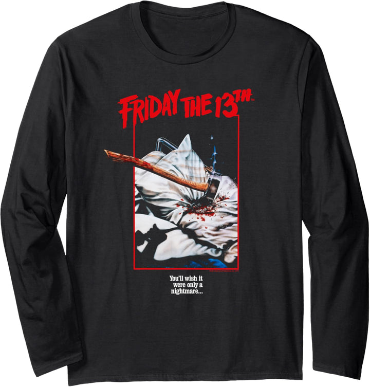 Friday the 13th Axe Poster Langarmshirt