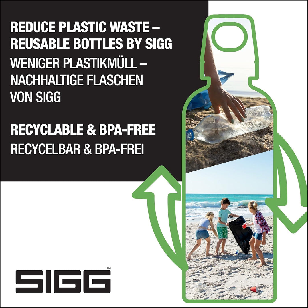 SIGG Star Trinkflasche (0.5 L / 0.85 L), schadstofffreie und auslaufsichere Trinkflasche, hitzebestä