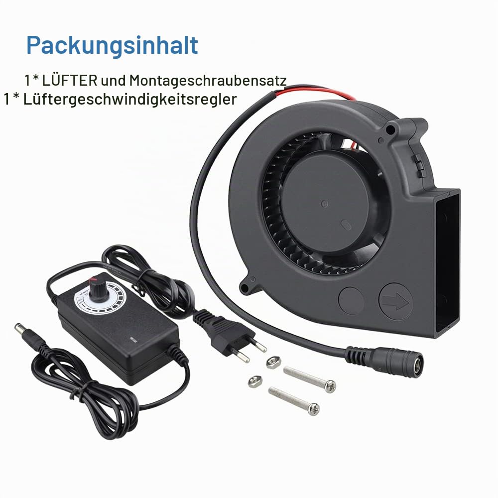 GDSTIME 220V Gebläse Lüfter 230V Turbinen Turbo 9733 Gebläse Lüfter 97 x 33mm Radialventilator Radia