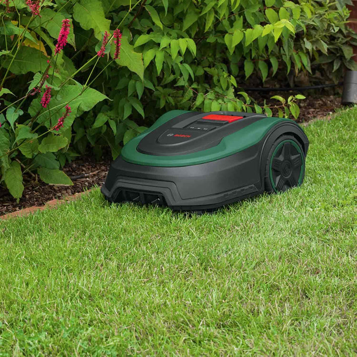 Bosch Home and Garden Rasenmäher Roboter Indego XS 300 (mit integriertem 18-V-Akku, Ladestation enth