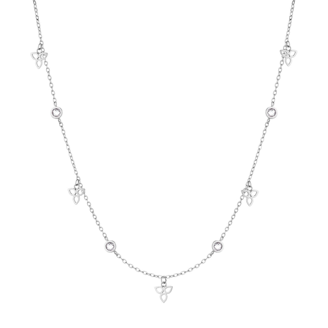 Tamaris Damen Halskette in Silber aus Edelstahl TJ-0001-N-45