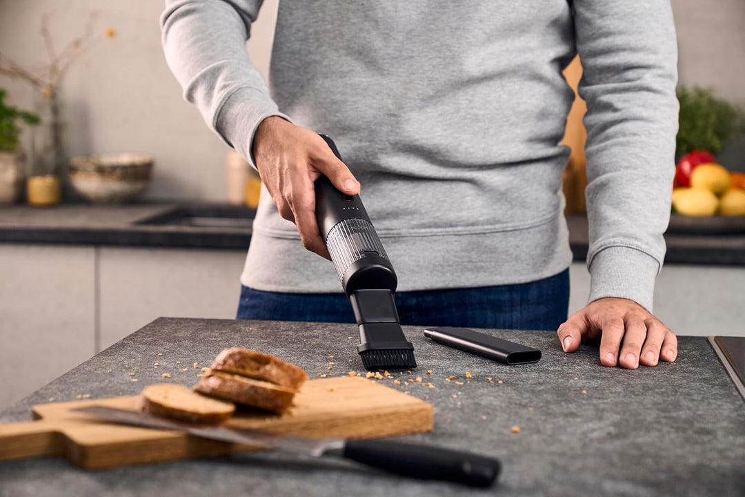 ZWILLING XTEND Kabelloser Staubsauger, Starterset mit Akku & Ladestation, Tischstaubsauger, Dual-Fil