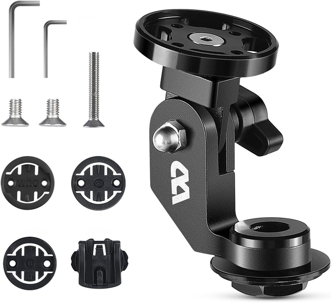 KMRDND Vorbau Kappe Fahrrad Computer Halterung für Garmin Edge 130, 530, 540, 800, 830, 840, 1000,10