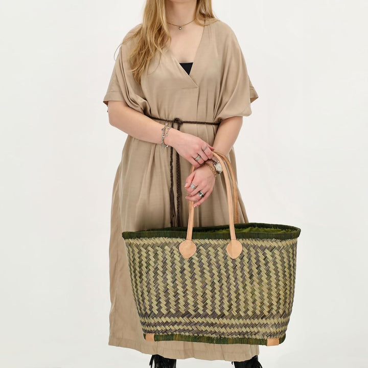 Beagles Bozaka Rieten mand Khaki, Khaki