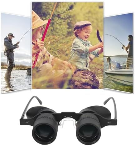 Zoom Optics Fernglasbrille, 3 Fach Zoom Opernbrille, Fernglasbrille mit Polarisierter Linse, Freihän