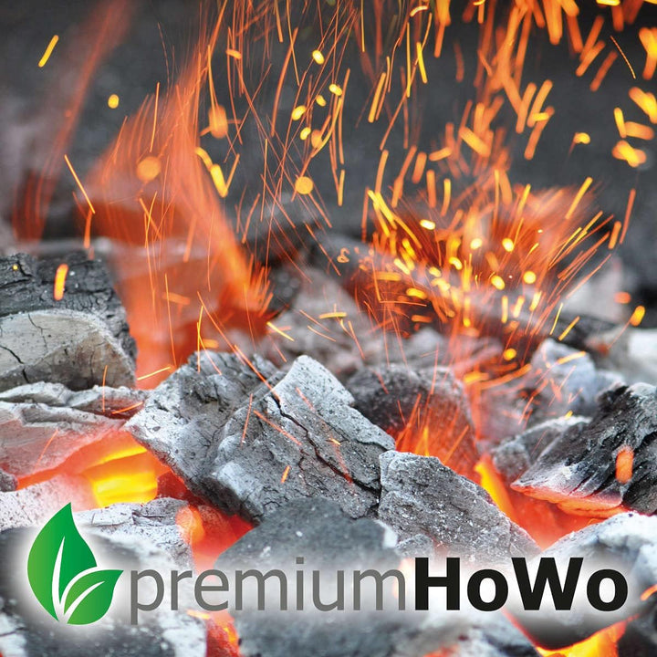 premiumHoWo (5kg = ca. 400 Stück) Kaminanzünder, Grillanzünder und Ofenanzünder - Öko-Anzündwolle, H