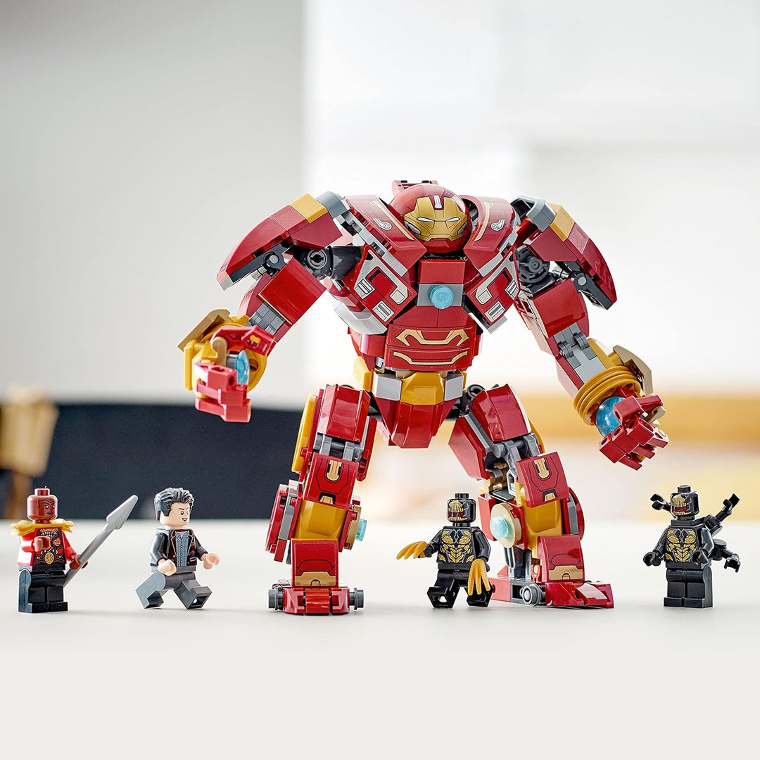 LEGO Marvel The Hulkbuster: Die Schlacht von Wakanda 76247, Actionfigur, baubares Spielzeug mit Hulk