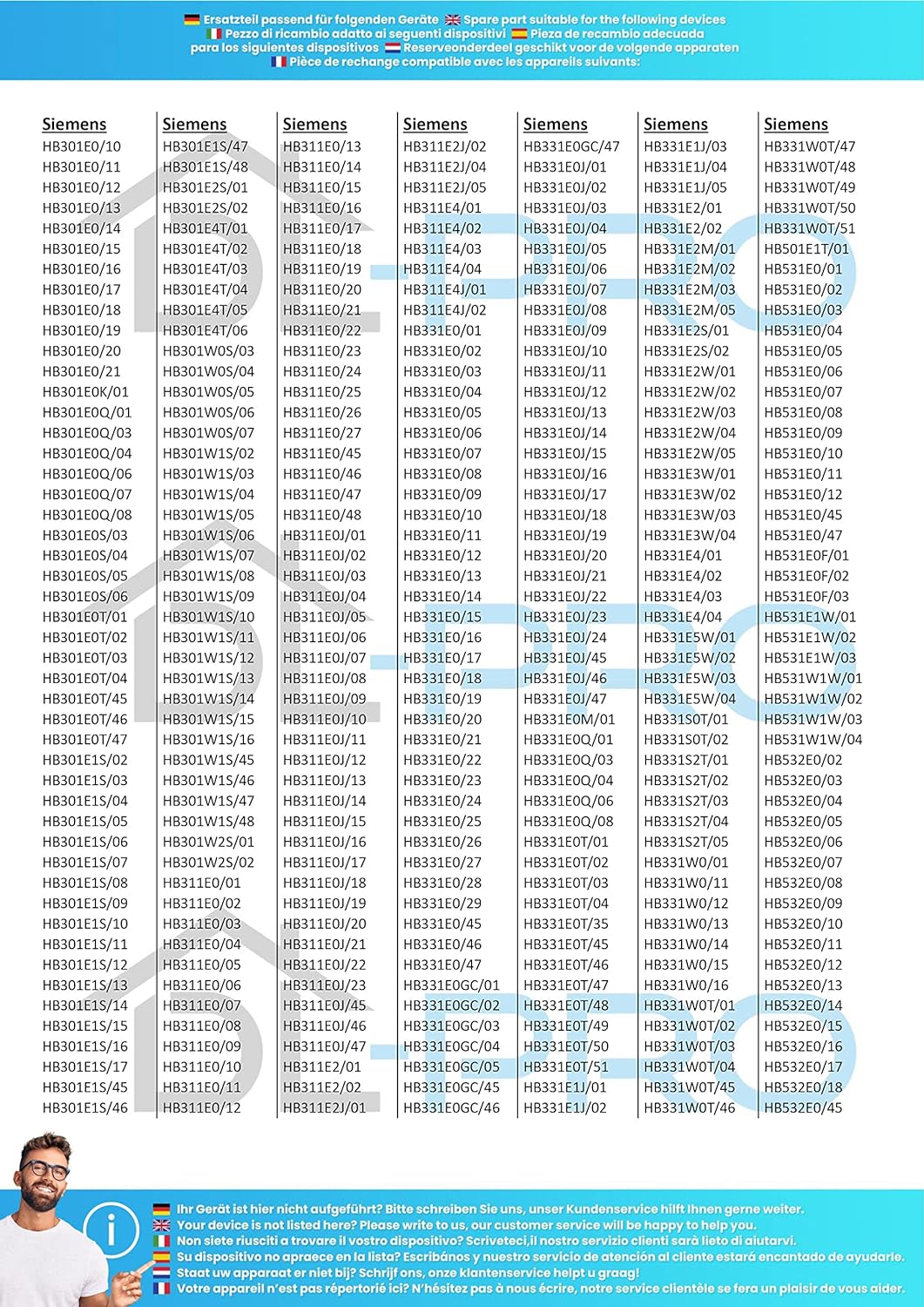 DL-pro Unterhitze Heizelement für Bosch Siemens Constructa 682466 00682466 EIKAPL 1317 60423 Heizung