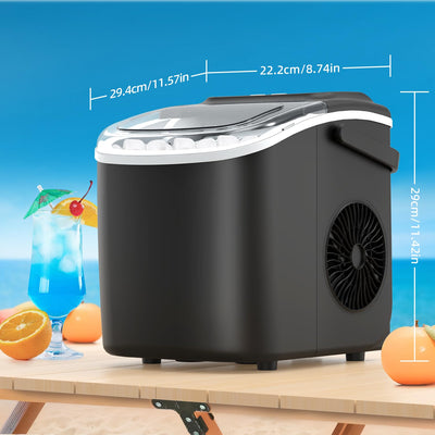 Eiswürfelmaschine Klein, PALINTH Eiswürfelmaschinen, 2 Grössen von Bullet Ice Cube Maker, Selbstrein