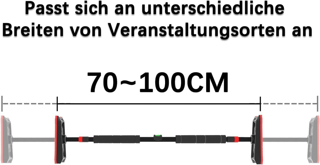 KAIDIDA Verstellbare Klimmzugstange für Türrahmen, Klimmzugstange für Türrahmen, Klimmzugstange mit