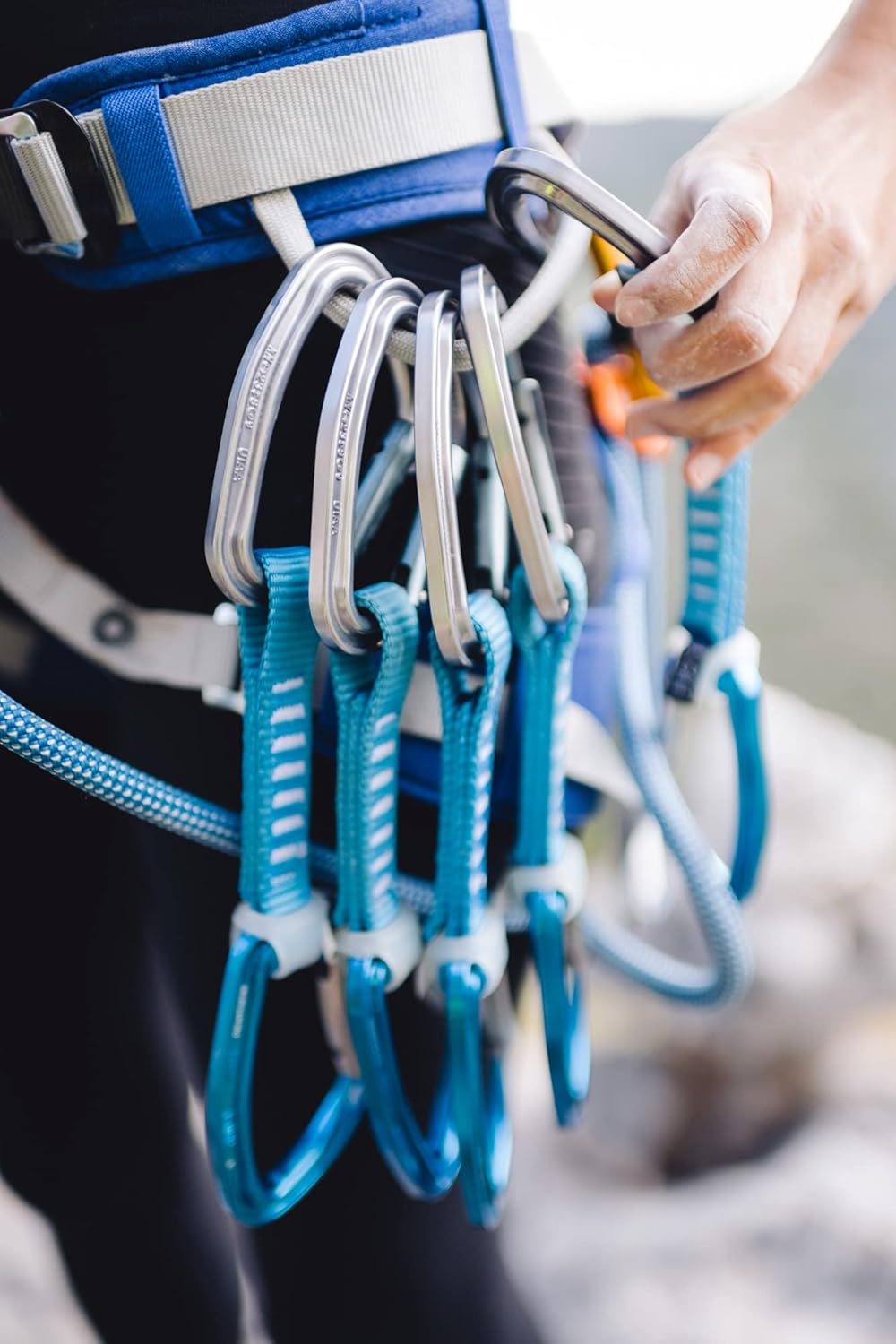 PETZL Unisex Corax Klettergurt (1er Pack) Einheitsgrösse Türkis, Einheitsgrösse Türkis