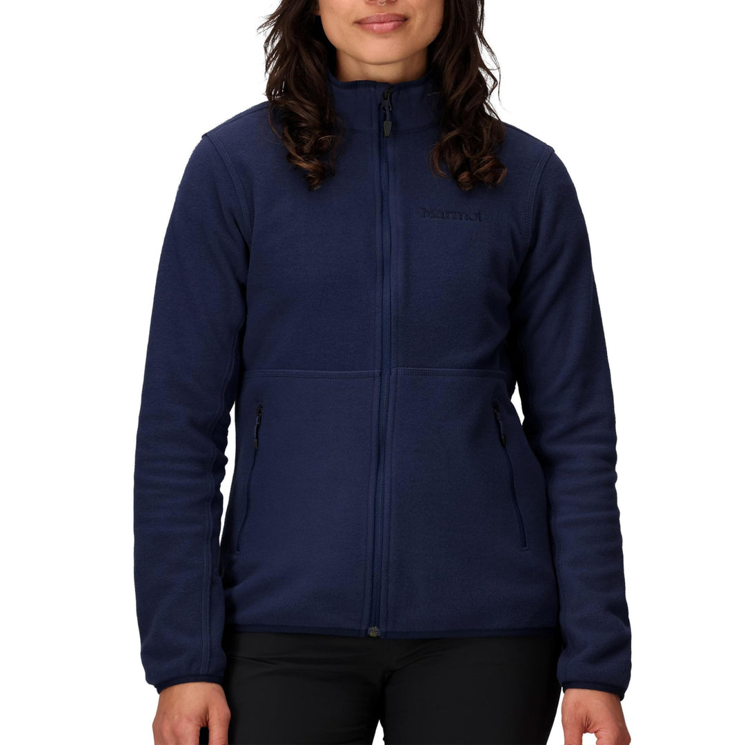 Marmot Damen Wm's Rocklin Full Zip Jacket C20 Warme Fleecejacke, Outdoor-Jacke mit durchgehendem Rei