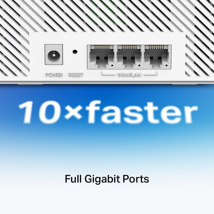 Mercusys Halo H3600BE Mesh WLAN Set (2er-Pack), Wi-Fi 7 BE3600 Dualband-Router & Repeater, 3 × Gigab
