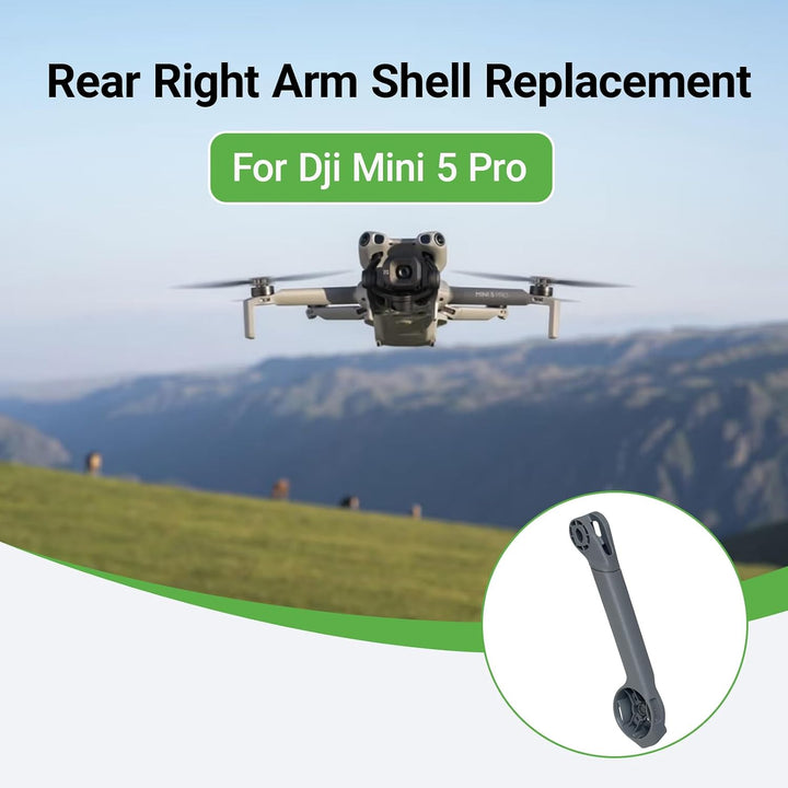 Ersatzarm für DJI Mini 5 Pro – Ersatzteil für Armabdeckung und Drohnen-Zubehör (Rear Right Arm Shell