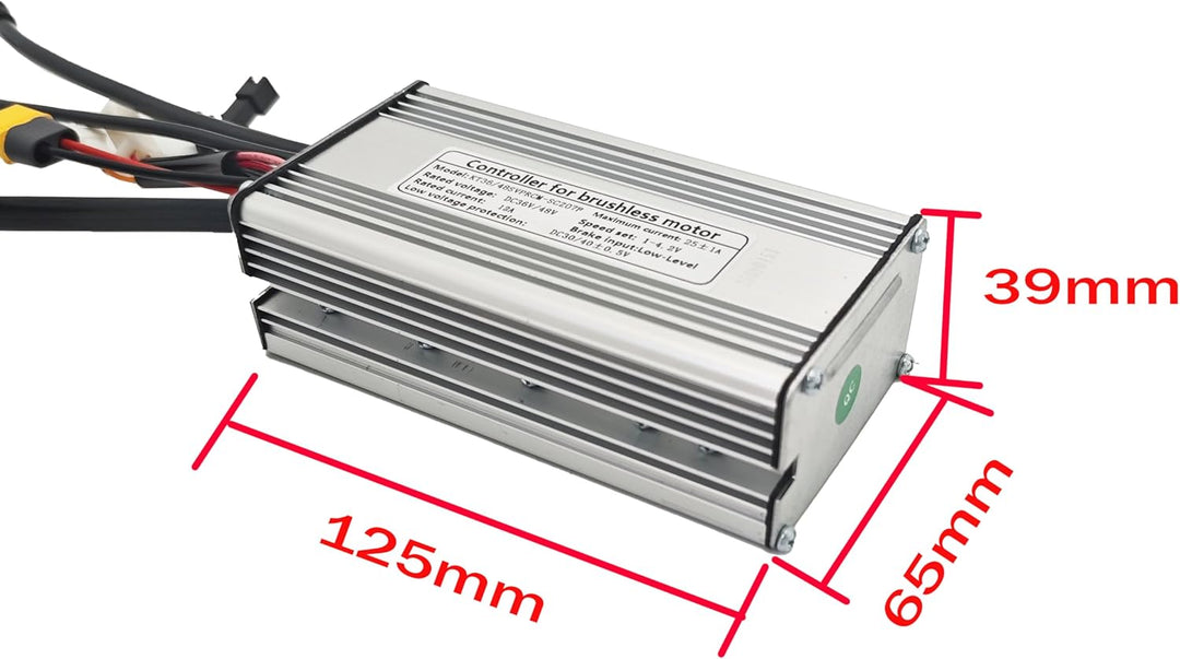 KT Kunteng 36V / 48V 25A wasserdichte Sinus-Welle-Controller-Sets Geeignet für BF Fatbike G062 750W