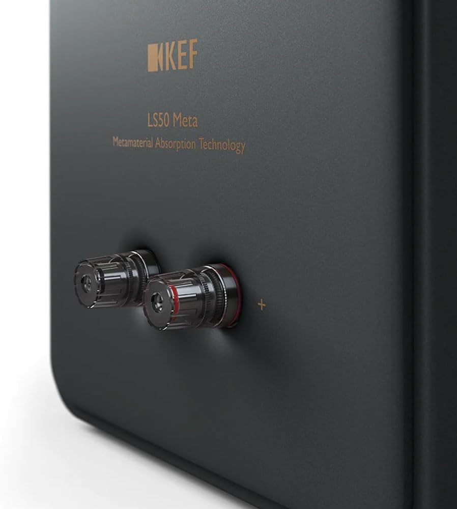 KEF LS50 Meta Regallautsprecher Carbon Black, Monitorlautsprecher | HiFi | Heimkino | 40-100 Watt, C